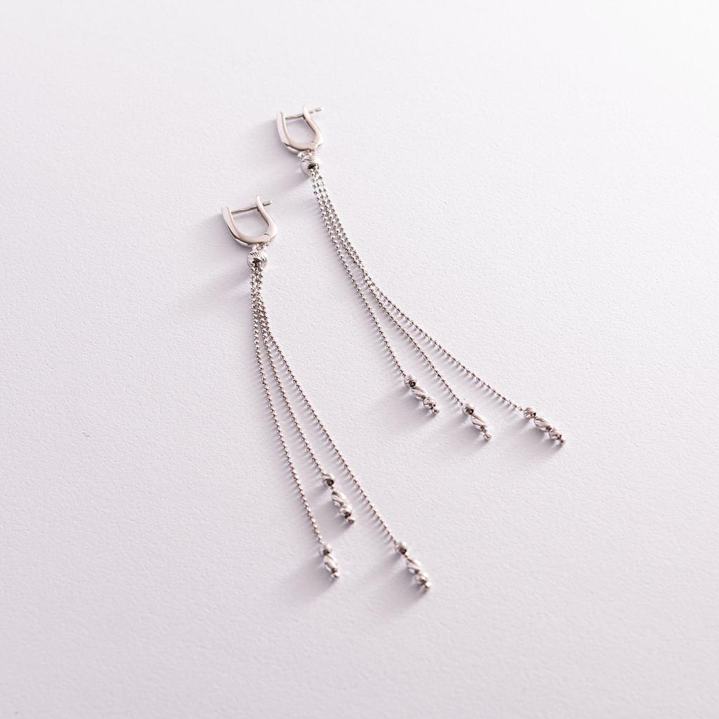 Oniks Silver Ball Drop Earrings