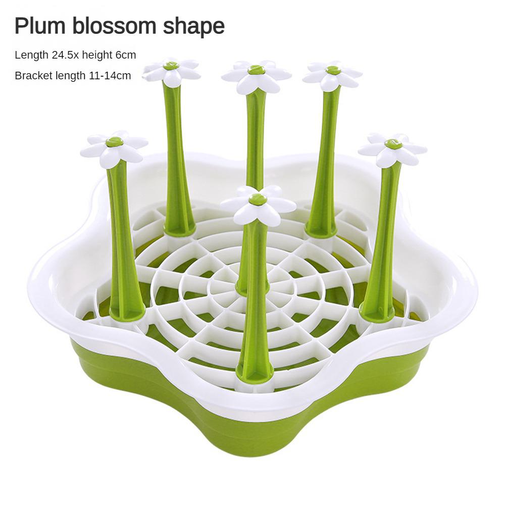 

Кухонные принадлежности Простая установка Оснащено нескользящей основой Пластиковый пищевой сорт Подставка для хранения стаканов с водой