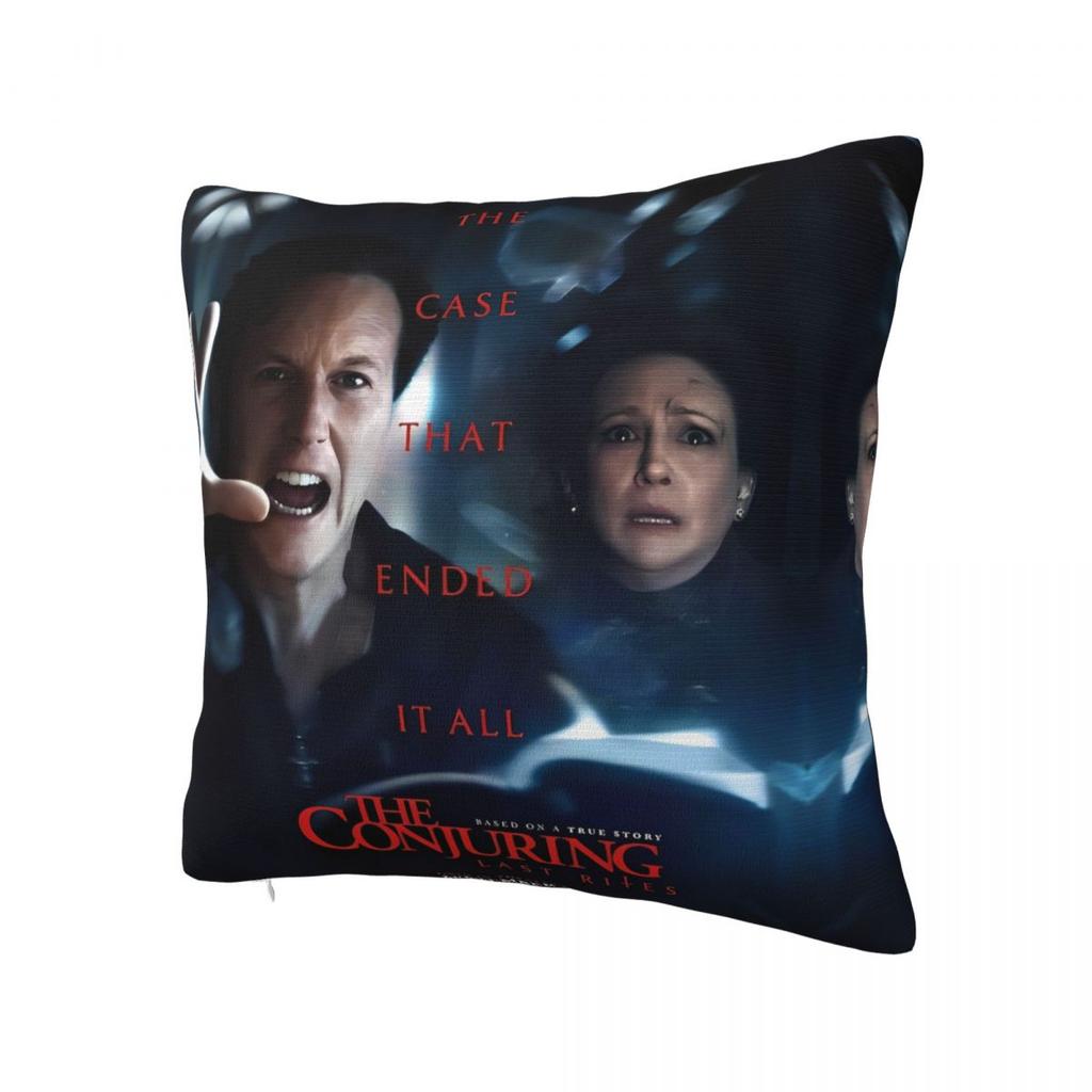Pillow Cover The Conjuring Last Rites Design Cushion Cover Vintage Pillow Case For Chair Sofa Home Decoration Pillowcases
