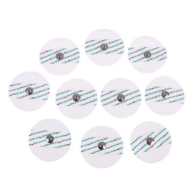 10 Adet EKG EKG Elektrot Yaması Tıbbi Tek Kullanımlık EKG Aksesuarları Dokumasız Yama