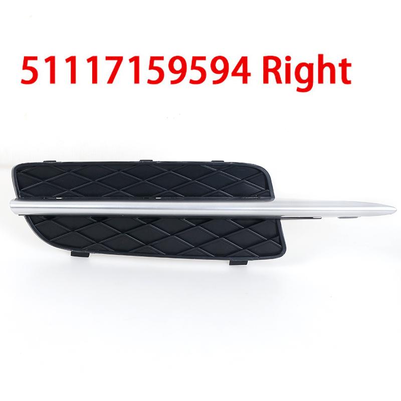 Car Front Bumper Grille Ert Trim Fog Light Cover Frame For BMW X5 E70 X6 E71 2007 2008 2009 2010