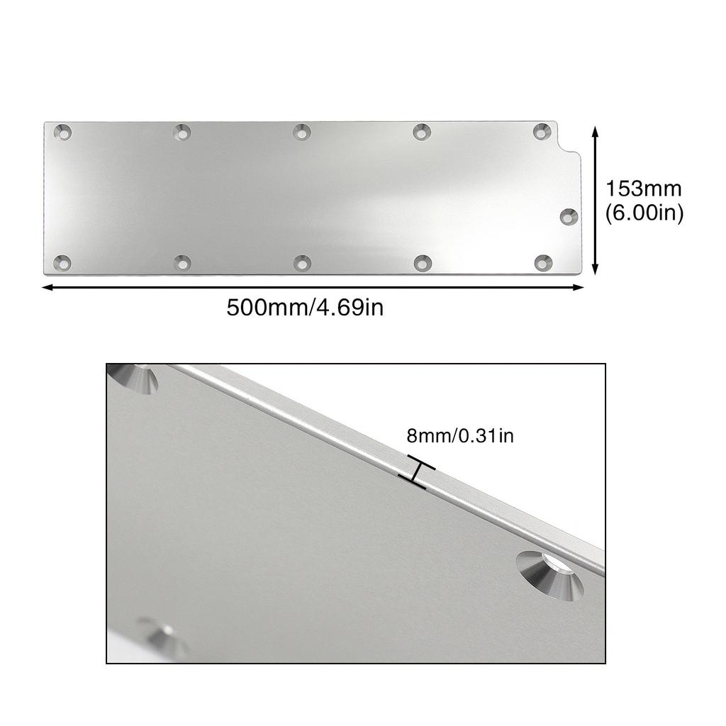 Billet Aluminum Engine Lifter Area Oil Cover 551605 For Chevy Gen IV