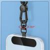 1pcs New Upgrated 360 Rotatable Stainless Steel Phone Tether Tab Metal Patch Gasket Cellphone Lanyard Safety Connecter Piece