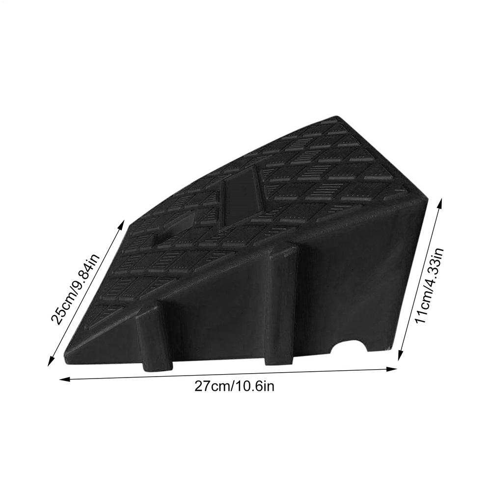 1PCS Car Curb Ramps Portable Lightweight Slopes Cushion Heavy Duty PVC Ramp Slopes For Car Trailer Truck Bike Motorcycle