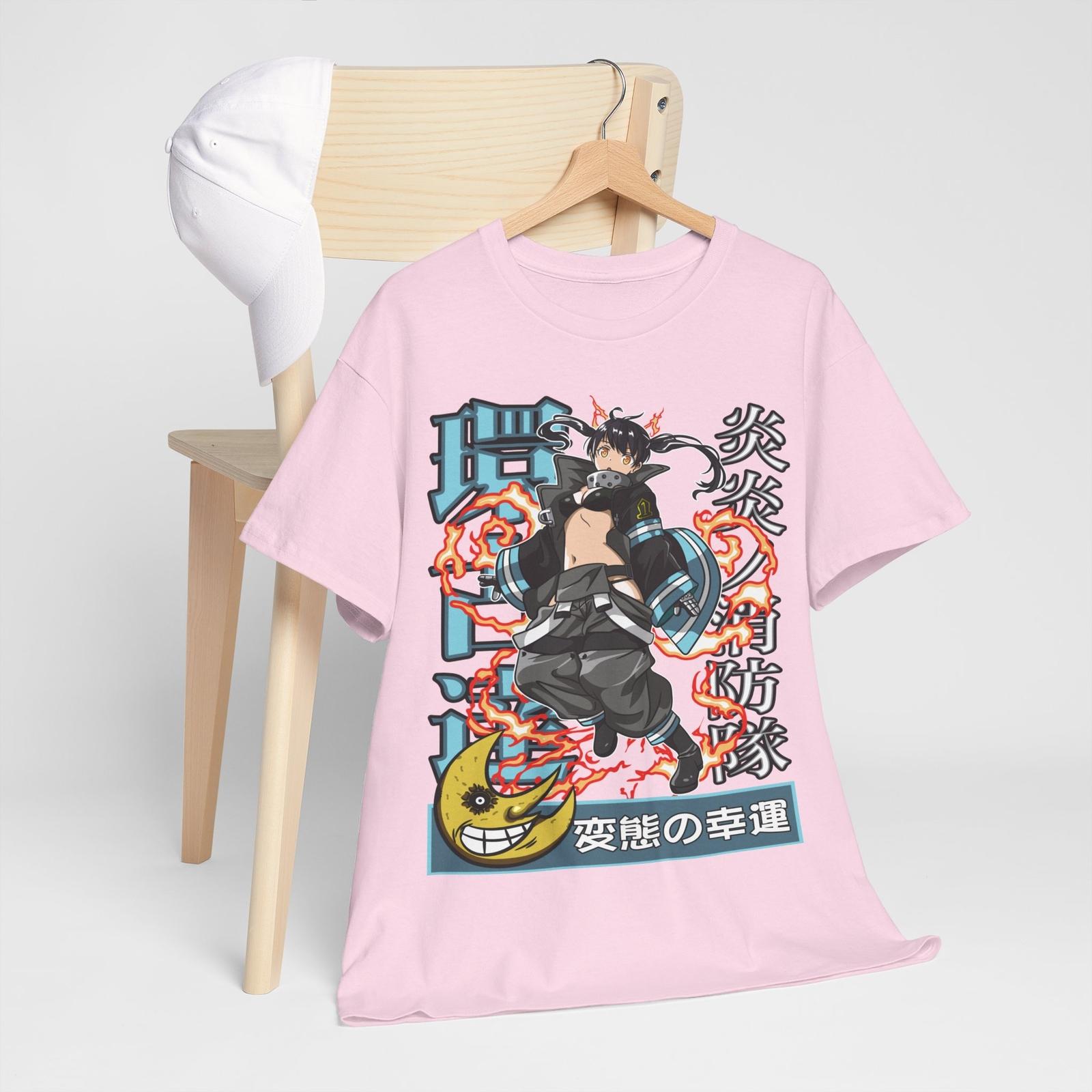 

Anime Tamaki shirt, Shinra T-Shirt Mens Womens Tees Top Benimaru Shirt Fire Force Anime Shonen gift 4XL