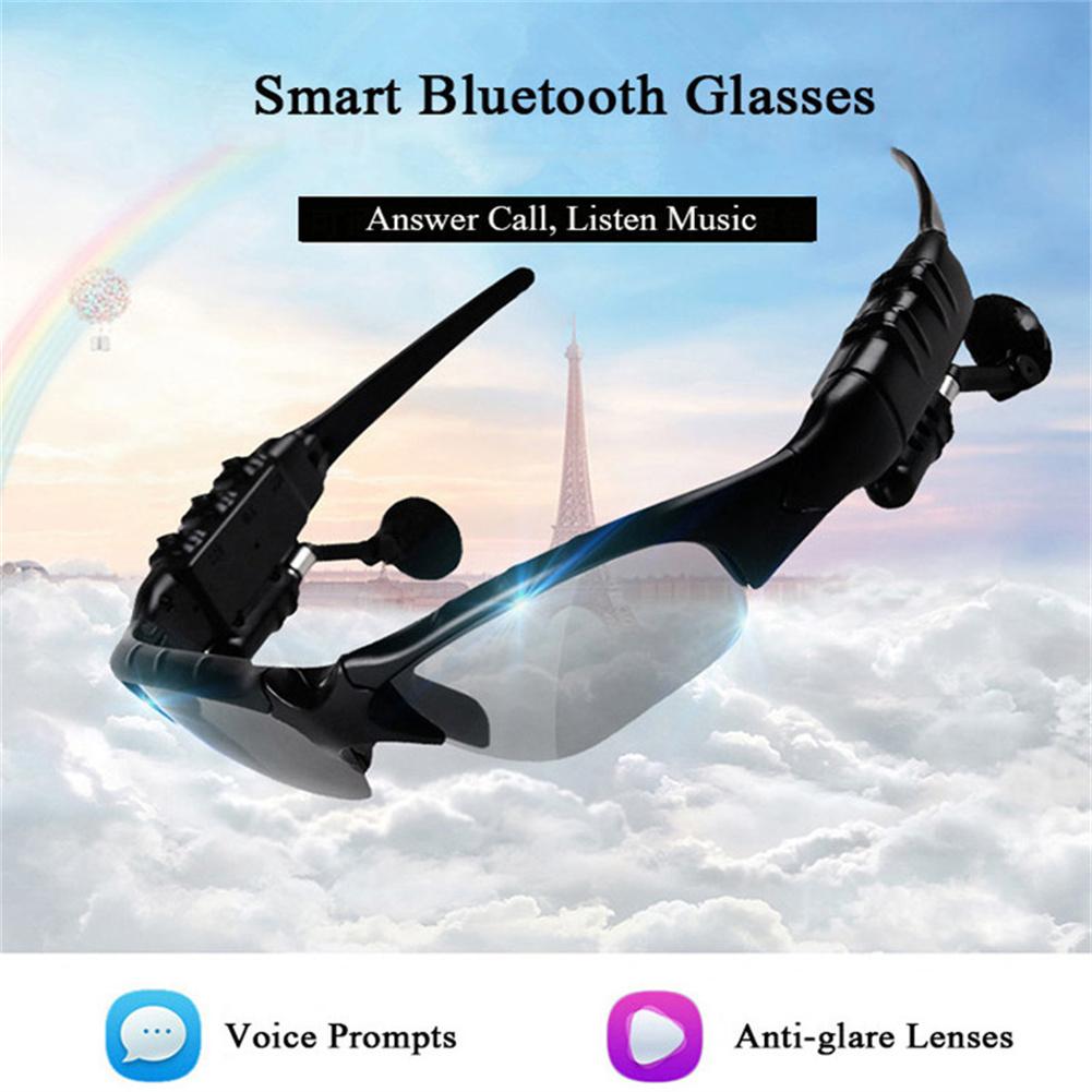 2 In 1 Wireless Headset with Sunglasses Smart Bluetooth Earphones Cool Glasses Anti-interference Motorcycle Headphone