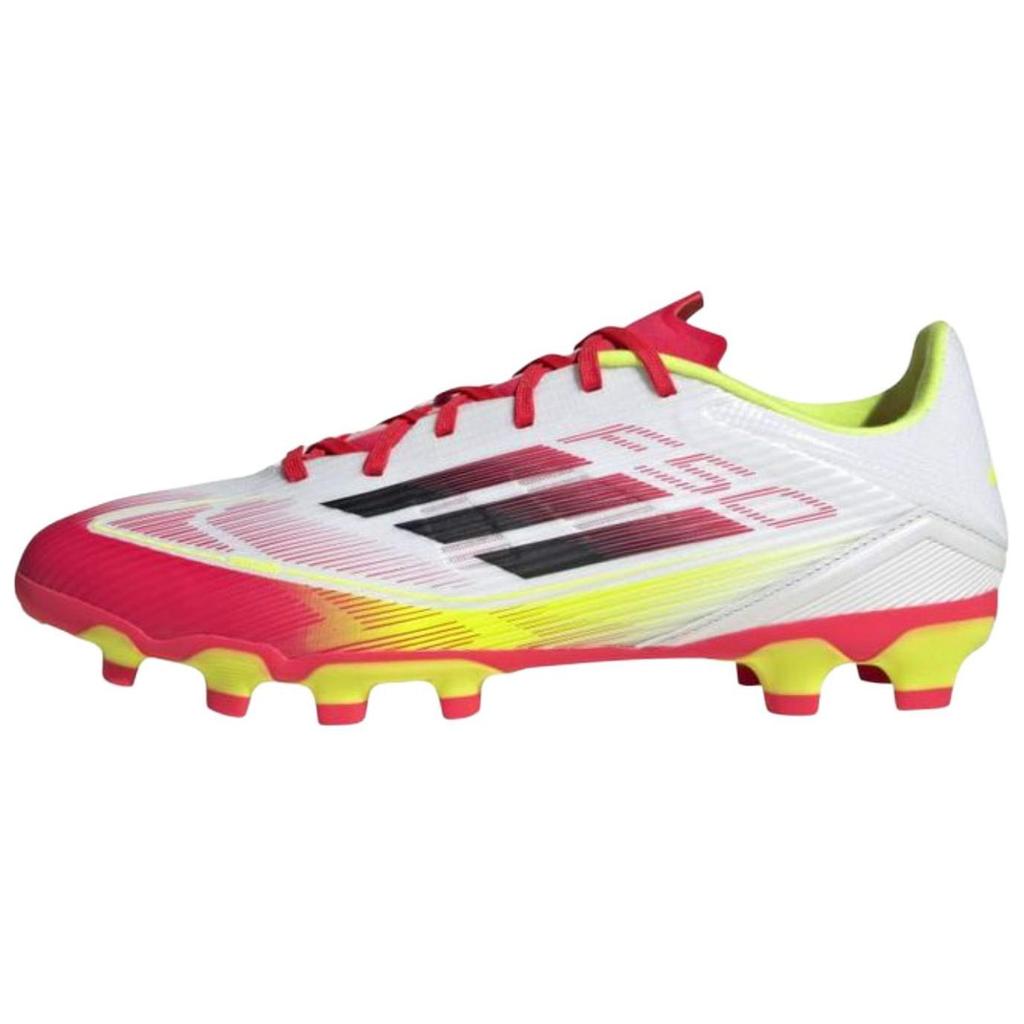 Adidas F50 League Comfortable Versatile AG HG Anti-Slip Durable Football Shoes Men Football Shoes White Red IE1235