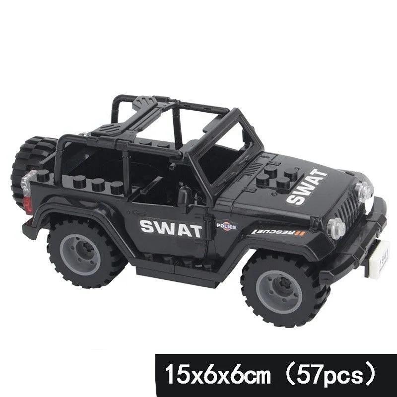 Special Forces Minifigures Weapons Boys Assemble Tank Military Building Blocks Toys