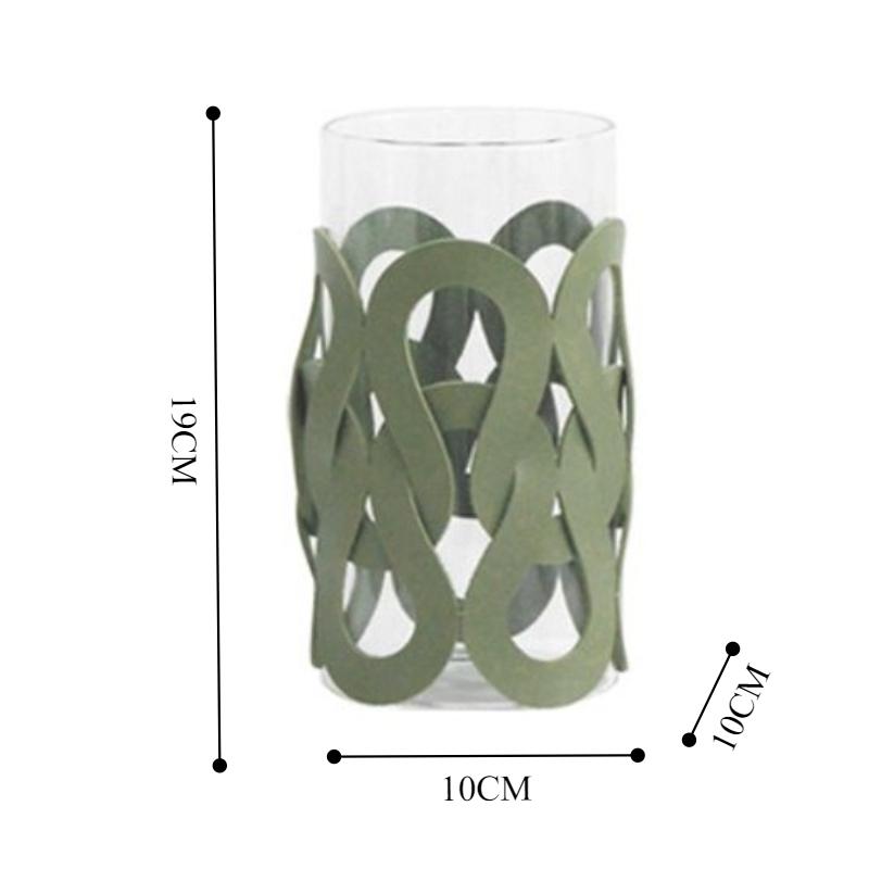 Стеклянные Вазы Декор Эстетичная Ваза для Цветов Гостиная Элегантные Вазы Стол Плетение Декор Цветы Бутылка Настенные Украшения