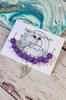 Knitting Stitch Markers – Purple Set of 10 – Ring Markers for Needles