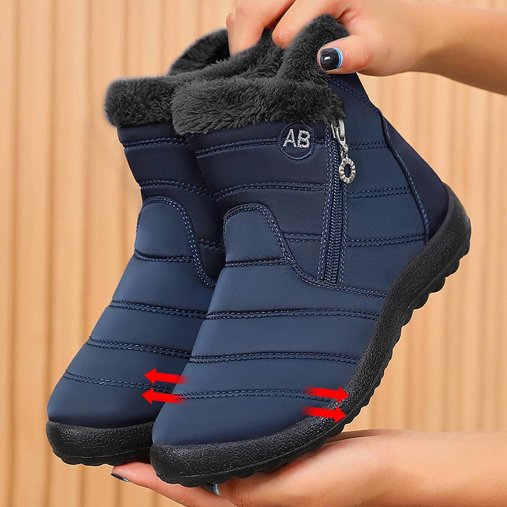 Unisex Winter Plus Samt Warme Baumwolle Schneestiefel - Polyurethan Lange Stiefel, Erhältlich in Übergrößen