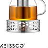 Stainless Steel Teapot Warmer Metal Teapot Heater with Tealight Holder Stainless Steel Candle Base Coffee Tea Warmer for Glass