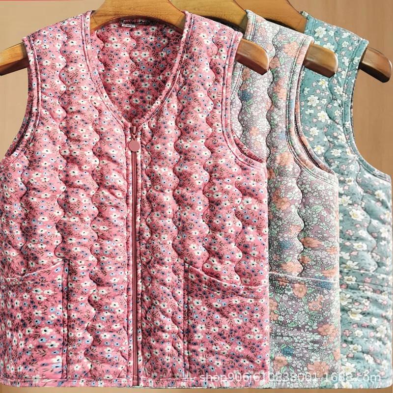 Autumn and winter new cotton vest inner wear women's light and slim short cold and warm inner tank vest