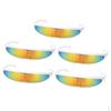 5/ Novelty Futuristic Narrow Mirrored Sunglasses Costume
