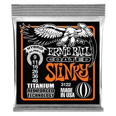 Ernie Ball 3122 Electric Guitar Strings Coated Hybrid Slinky [Authentic] (09-46)