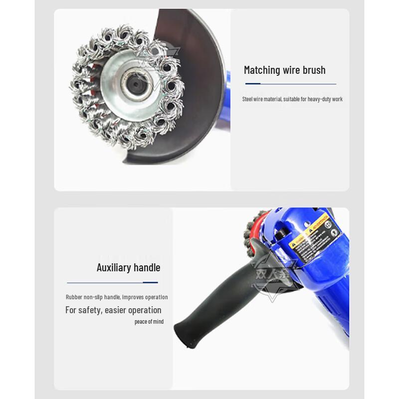 Pneumatic Handheld Rust Removal Brush