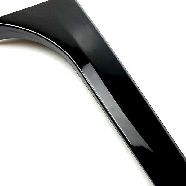2-Piece Gloss Black ABS Rear Roof Spoiler Stickers for Mercedes B-Class B180/B200 W246
