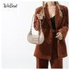 Trendy Korean Fall Winter New Pebble Texture Underarm Bag Casual Shoulder Handheld Bag