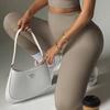 Modern Multi-color High-Waist Ribbed Yoga Pants: Elastic, Slimming, Quick-Dry, Skin-Friendly Sports Base Layer
