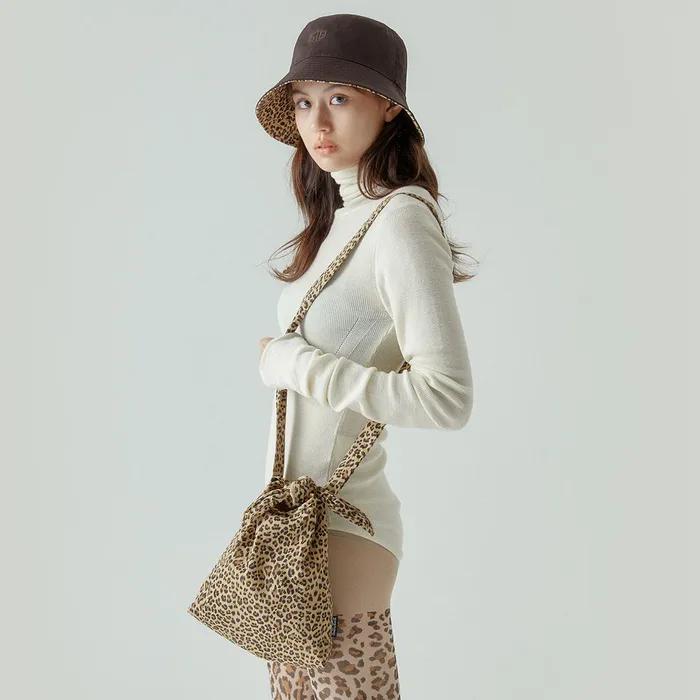 Leopard Tie Eco Bag Mini-Cross