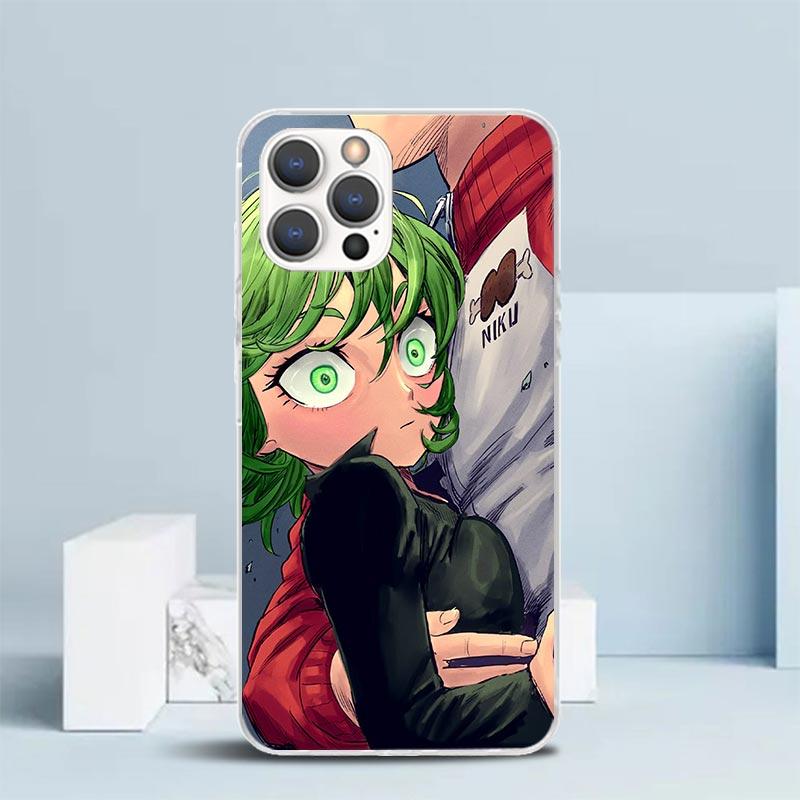 One P-Punch-Man Tatsumaki Phone Case For IPhone 16 17 Air 16E 15 14 Plus 13 Mini 12 11 Pro Max 7 8 + SE 2020 Soft TPU Back Cover