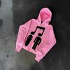 2025 Frühling/Herbst Musiker-Print Reißverschluss-Hoodie - Lockere Passform Partnerjacke