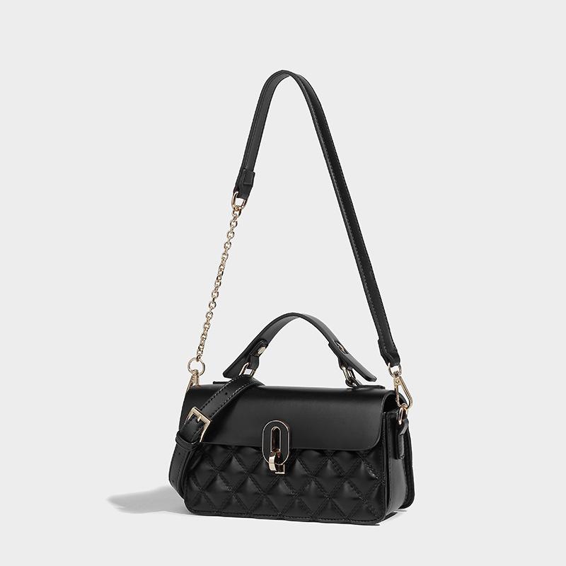 

Wine Heart Chocolate 2024 Нова нішева осінь і зима Жіноча універсальна портативна приміська сумка через плече Premium Sense чорний