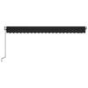 Automatic Awning with LED & Wind Sensor 500x350 Cm Anthracite
