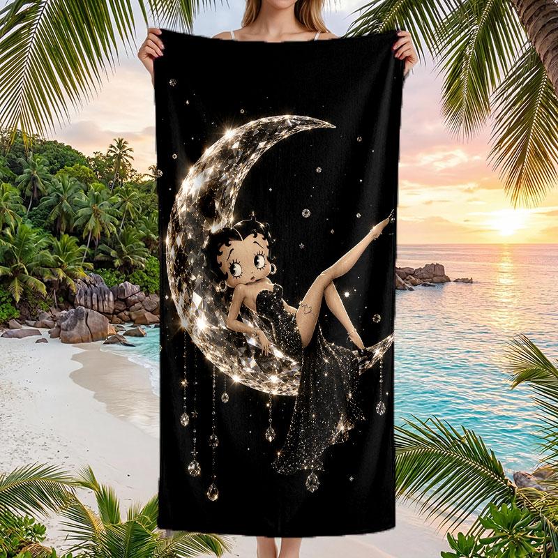 Large Beach Towel Quick Dry Absorbent Towel For Beach IndoorBetty Boop