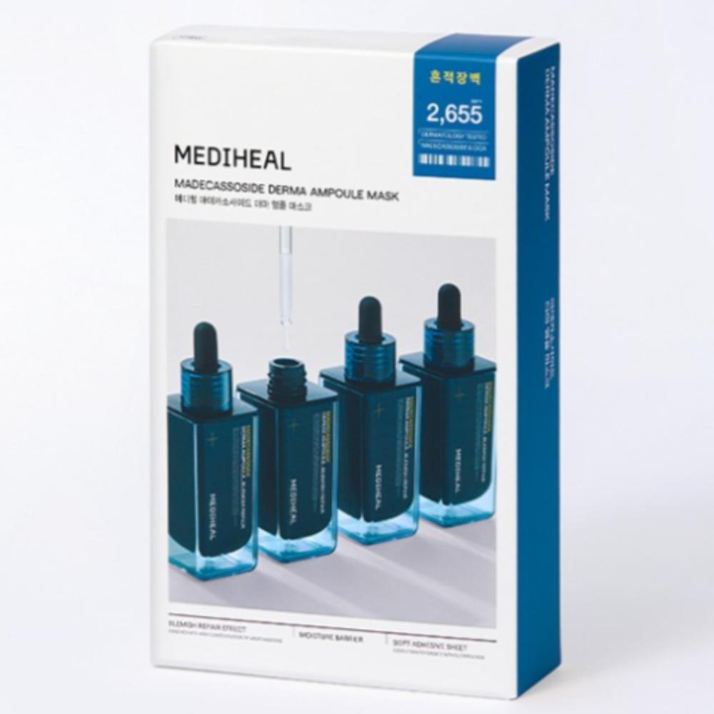 

Mediheal Madecassoside Derma Ampoule Mask 10-Pack High-Potency Scar Repair & Barrier Strengthening