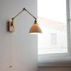 2025 New Ceramic Copper LED Wall Lamp Beside Left And Right Rotate Up And Down Swing Long Arm Wall Light Wandlamp Lighting