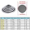 1Pcs 2/3/4/5/6.5/8/10 inch Speaker Net Cover Metal Iron Wire Grilles High-grade Speakers Plastic Frame Enclosure Decorative Mesh