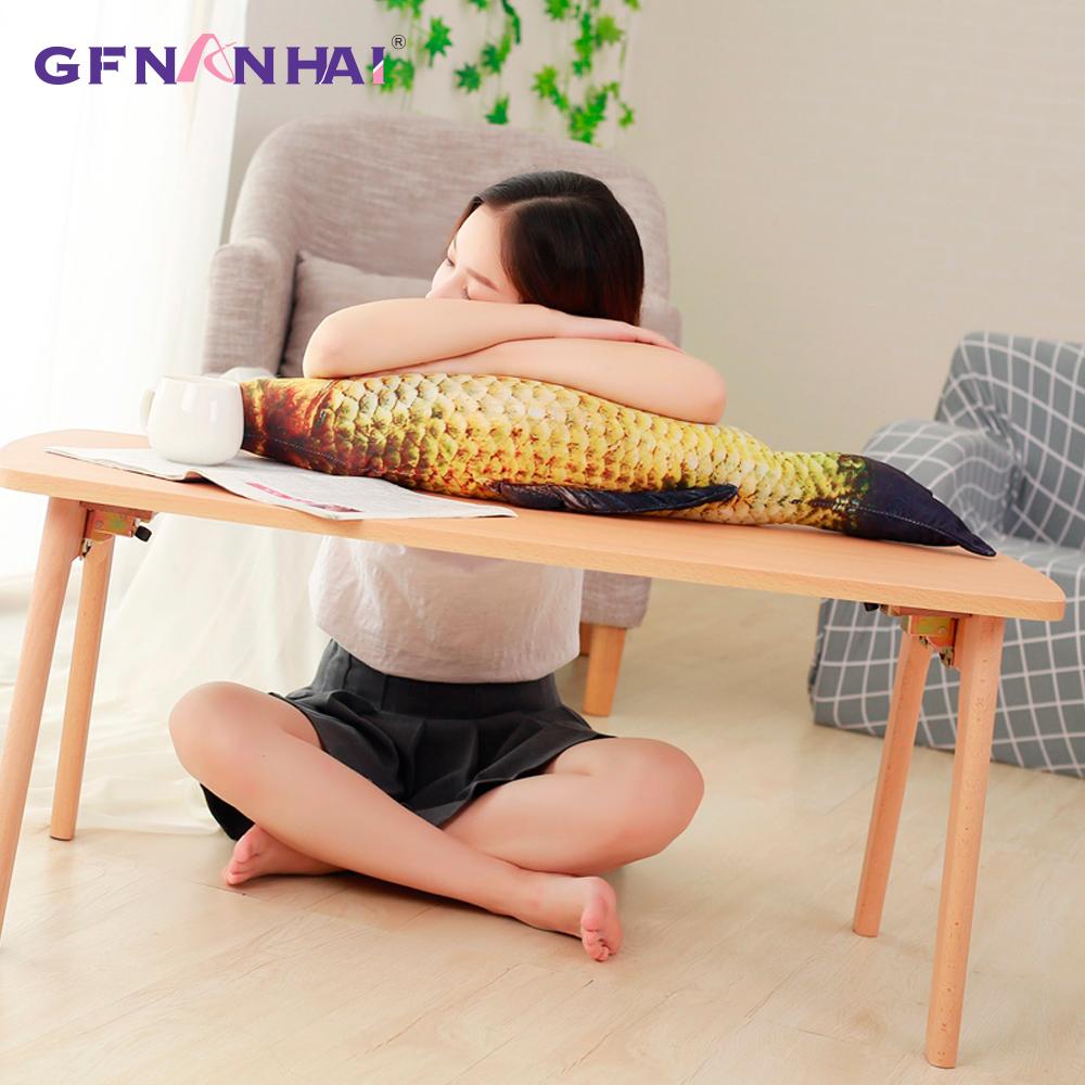6075100120Cm 3D Simulation Carp Plush Toys Staffed Soft Animal Fish Plush Pillow Creative Sofa Pillow Cushion Gift Kids Toy