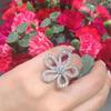 2023 Trendy Elegant S925 Sterling Silver Floral Hollow Stud Earrings