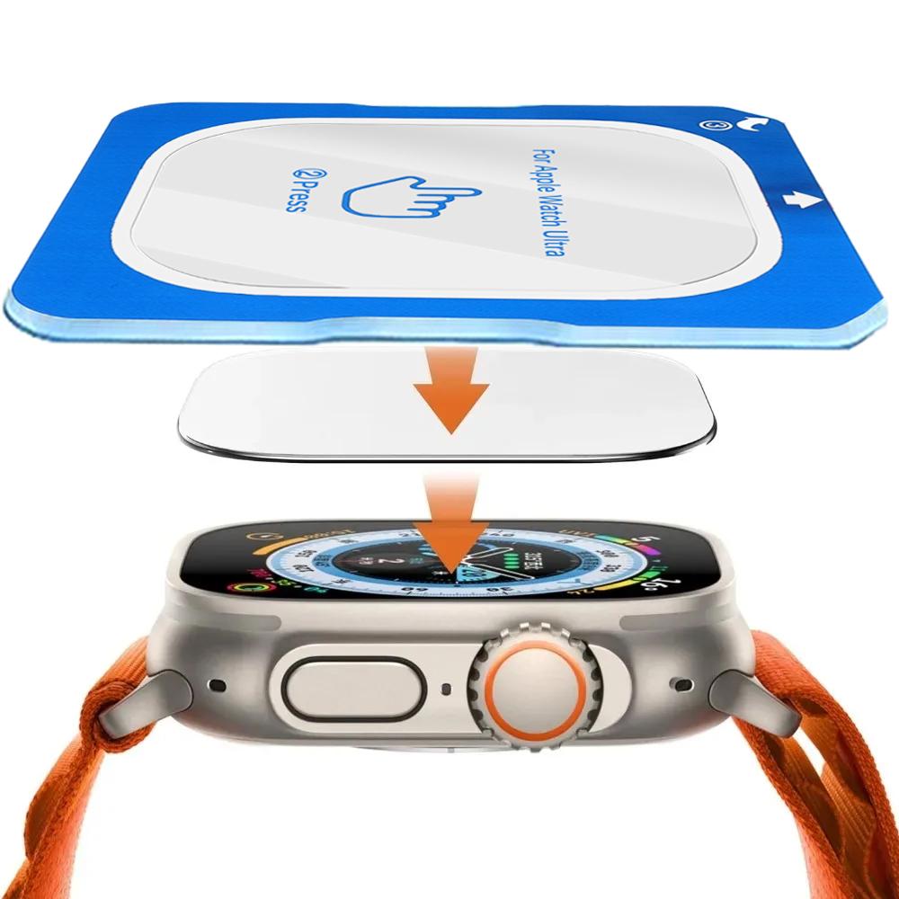 Tempered Glass For Apple Watch Ultra 3 49MM Quick Pasting Protective Film for iWatch Series Ultra 3 2 1 49mm Cover Accessories