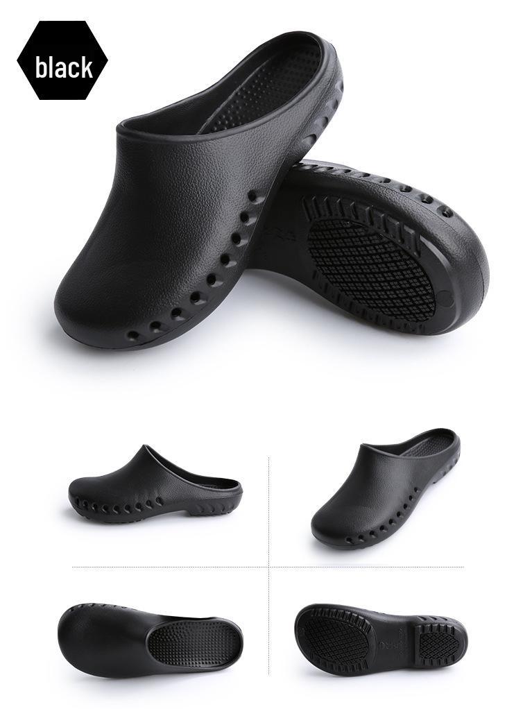 Anti-Slip EVA Rubber Sole Laboratory Slippers for Doctors