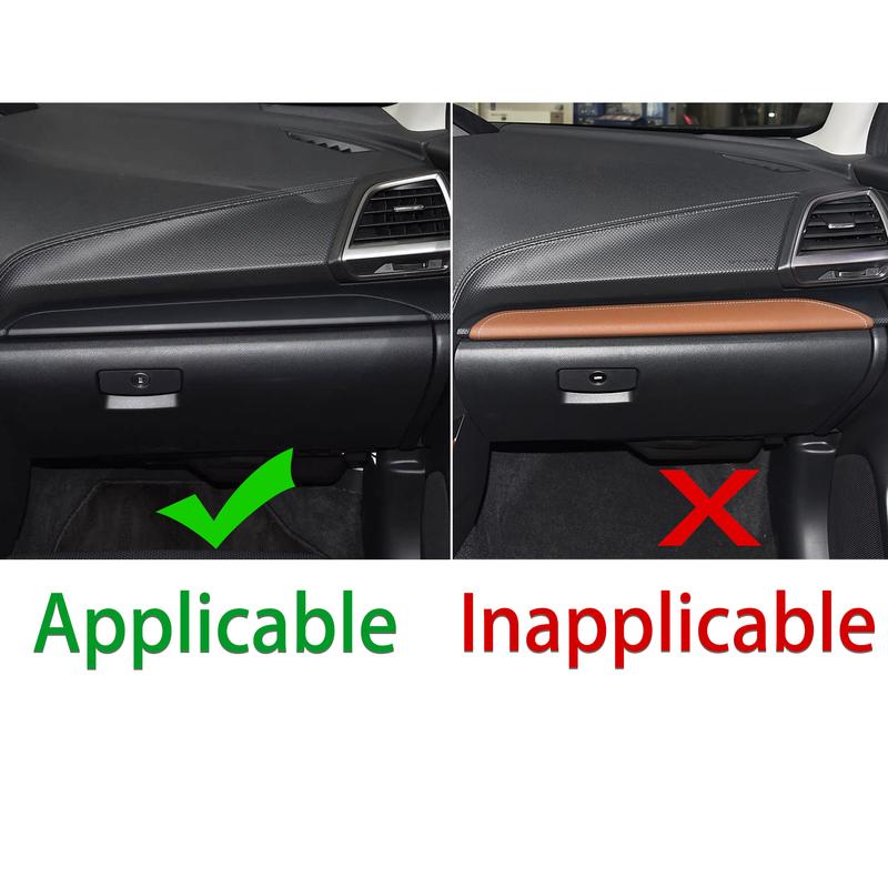 Real Carbon Fiber Car Accessories Passenger Dashboard Cover Soft Sticker For Subaru Forester SK 2024