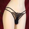 Large Size Open Crotch Couple Lingerie Panties Mesh Transparent Briefs Sissy Pouch Panties Sexy Men Bullet Separation Underpant