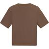 Timberland Outdoor Breathable Solid Color Comfortable Loose Fit Short Sleeve T-Shirt Women T-Shirts Chocolate A5NJE-BK0