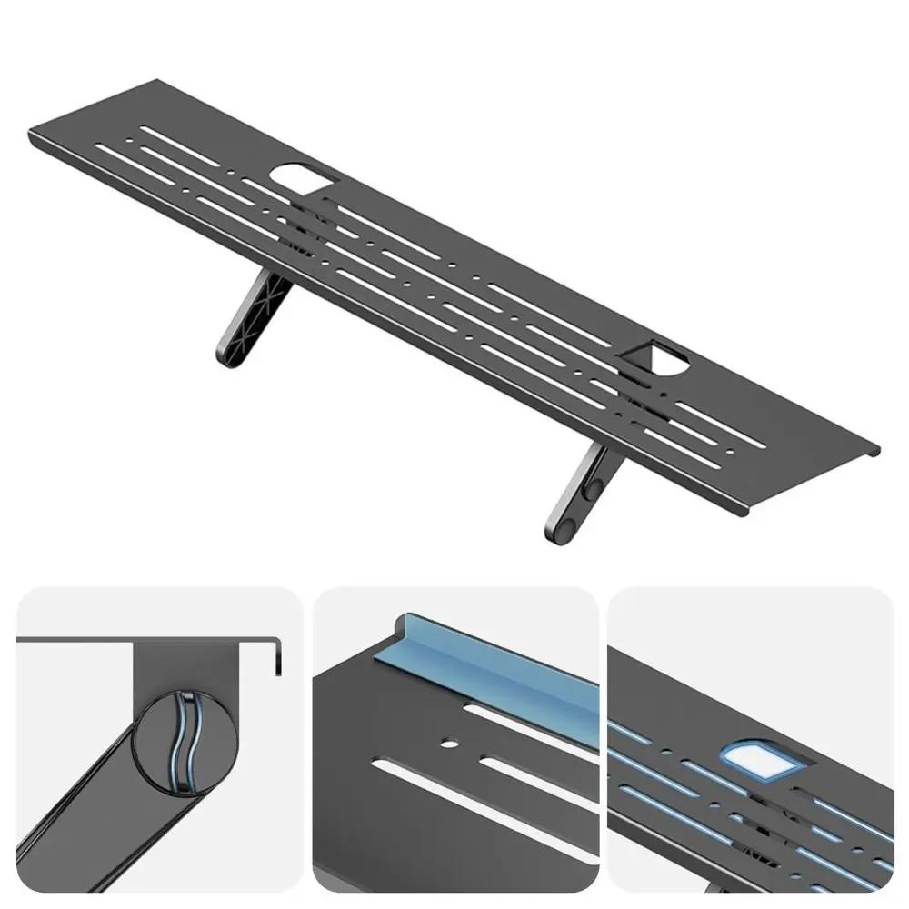Estante Superior Universal para TV Estante de Almacenamiento Superior para Pantalla Organizador de Monitor Hogar Oficina Soporte para Computadora Enrutador Soporte de Exhibición Ahorro de Espacio