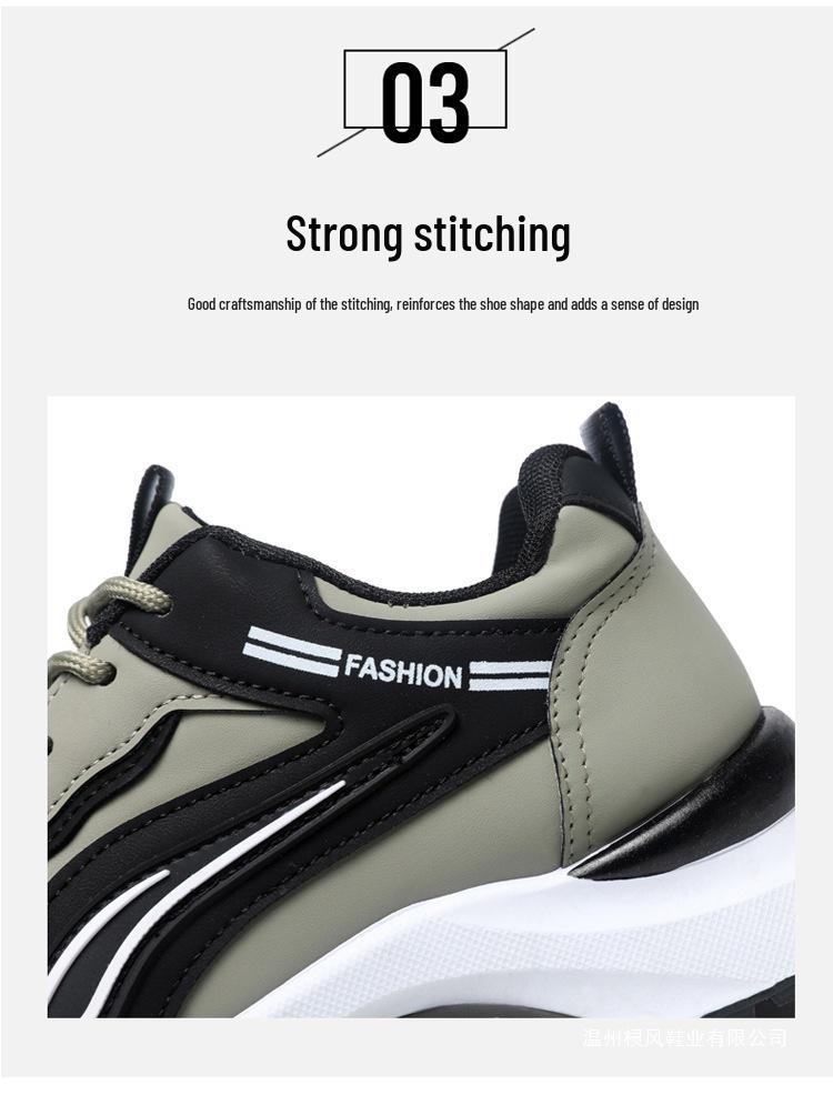 Herren 2025 Wasserdichte Leder Rutschfeste Sneaker, Vielseitige Weiche Sohle Lässige Laufschuhe