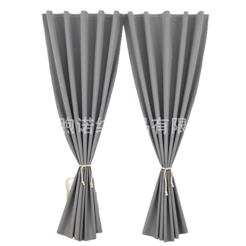 Velcro Full Blackout Curtain No Drill Installation Window Sun Shade UV Protection Door Curtain