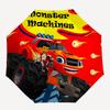 1pc Blaze and the Monster Machines (4) Umbrella, Sun Protection, And UV Shielding. It Has Eight Sturdy Ribs for Outdoor Use And Perfect Gift