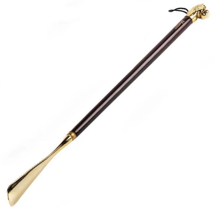 

Дерев яний ріжок для взуття з головами лева та коня, дизайн зодіаку, висококласний подарунок.