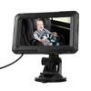 Baby-Auto-Kamera 4,3-Zoll-Monitor, 1080P Rückwärtskamera für Rücksitz mit Nachtsicht, 360 Grad Drehung, Weiter Blickwinkel