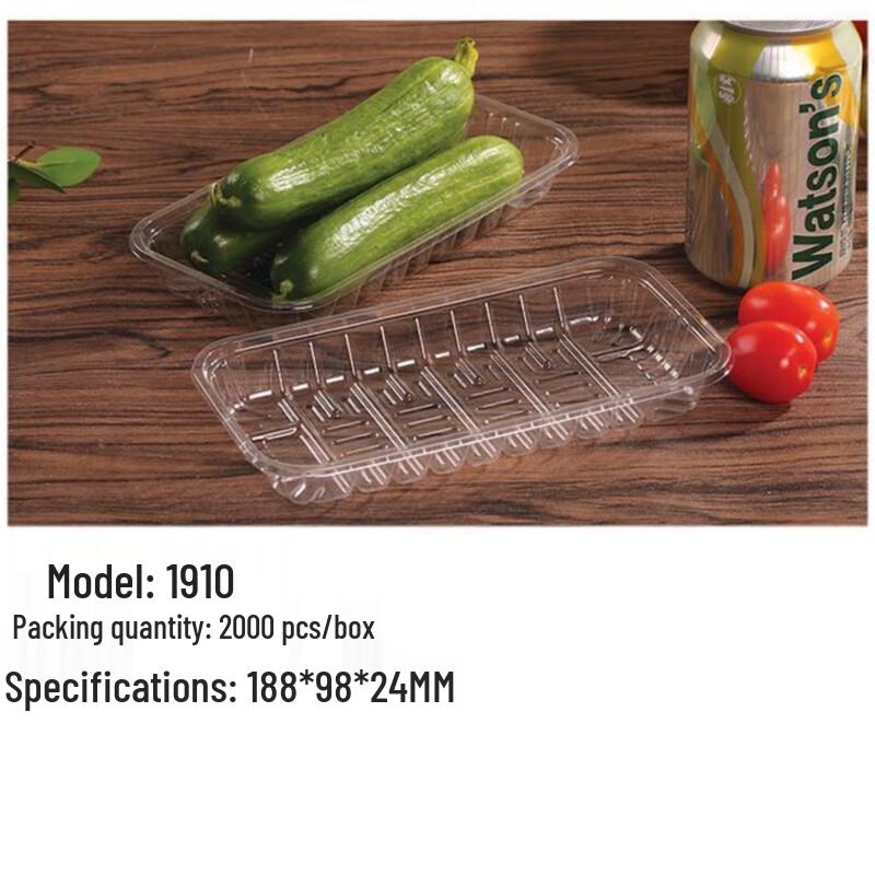 PET Rectangular Fresh Food Tray