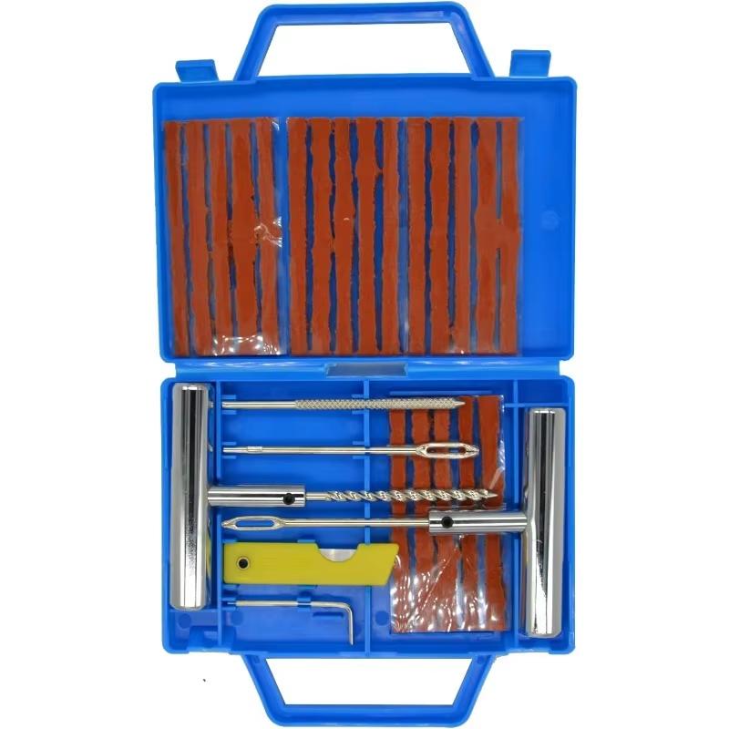 Heavy Duty Tire Plug Kit 12/26Pcs - Professional Tools for Tubeless Tyre Flats Fix Set for Cars Universal Tire Repair Plugs Kit