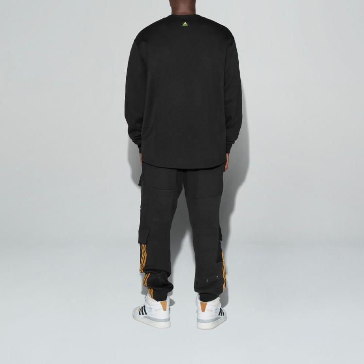 Adidas Originals, Ivy Park Adidas Originals Clover X Ivy Park Co-Branded Cargo Pants Unisex Bottoms Black H38828