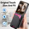 Wallet Card Holder Bracket Phone Case for Motorola Razr 60 50 40 Ultra Moto Razr 40 50 60 Magnetic Card Case Leather Cover