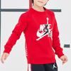 Jordan Fleece Lined Logo Pullover Sweatshirt Kids tops Jester-Red JD2032212GS-002
